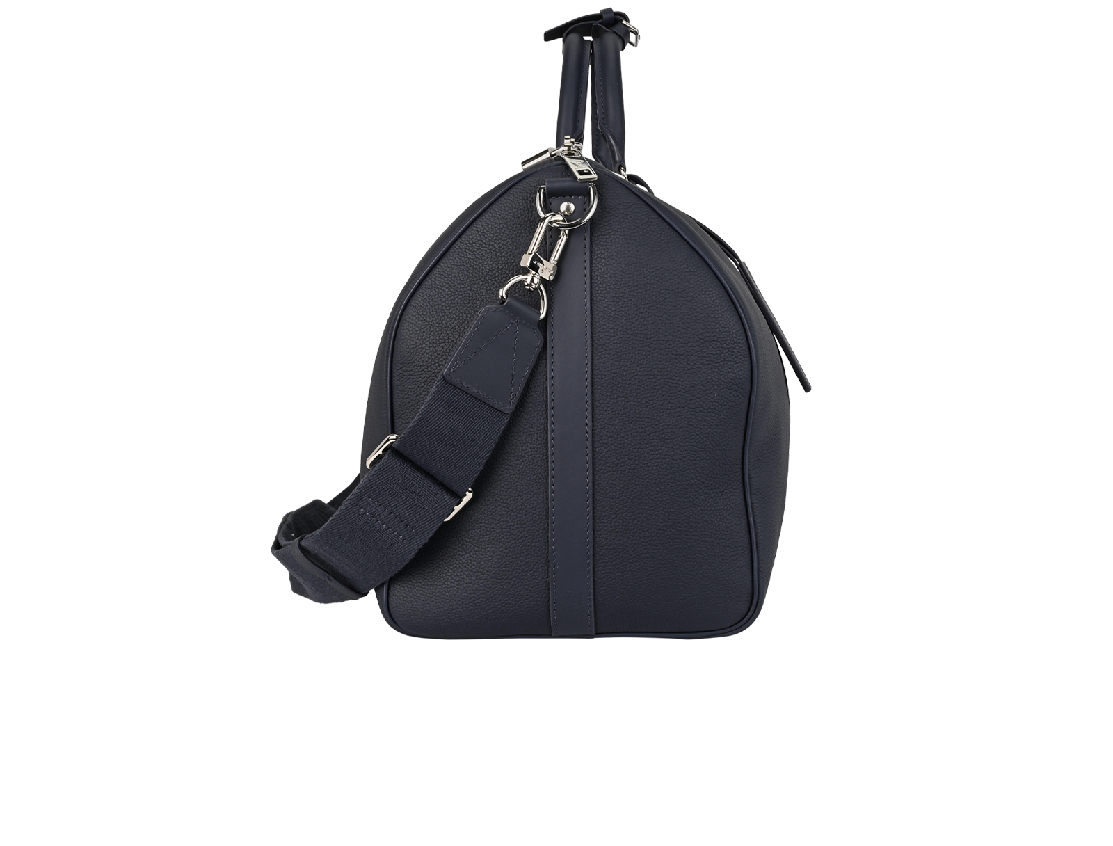 Keepall 50 Bandouliere, &pound;1,800, Blue, Leather, Side view